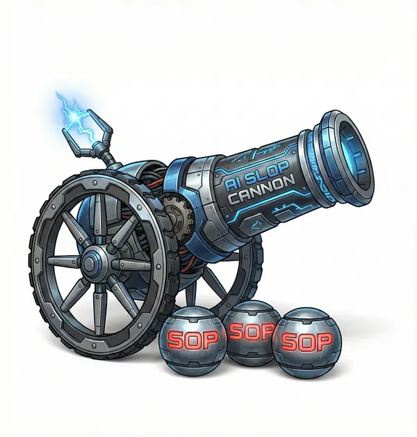 Cover image for AI SOPs are a Slop Cannon